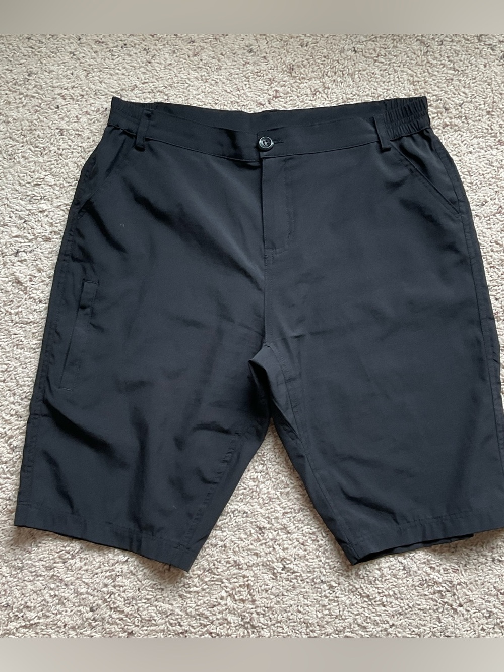Willit Women's M Black Stretch Active Fit Performance Shorts 10”inseam